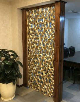 پارتیشن های 3 بعدی منبت با متریال چوب و یا ام دی اف با رنگ سوپر پلی اروتان برای استفاده در محیط های اداری و منازل برای جدا سازی و مجدود کننده